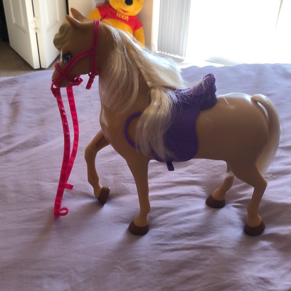 barbie horse and original doll